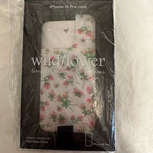 Wildflower Pink Posie Rosie iPhone 14 Pro Case